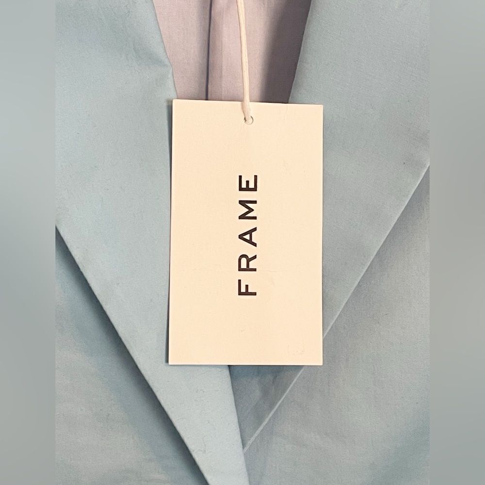 Frame Brand oversized blazer in sky blue pastel NWT. Medium - Picture 5 of 12